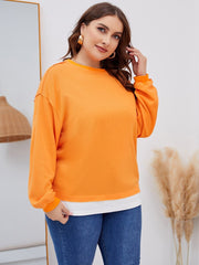 Long Sleeve Plus Size SweatShirt for Women | Winter Warmer Long Warm Sweatshirt's for Women